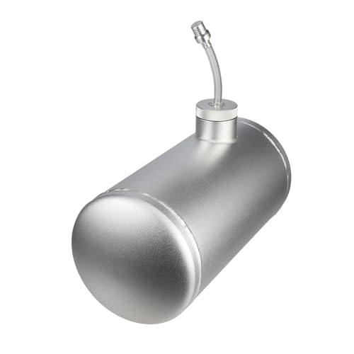 10x4.5" Aluminum alloy welding Gas Fuel Tank Cylinder Silver