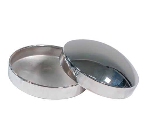 Mytee Products Steel Chrome Axle Wheel Cover Set - Includes (2) Front Hub Caps, (4) Rear Hub Caps, (60) Lug Nut Covers 33mm for Semi Truck | Axle Cover Combo Kit - size: 1 - Pack