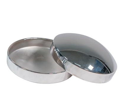 Mytee Products Steel Chrome Axle Wheel Cover Set - Includes (2) Front Hub Caps, (4) Rear Hub Caps, (60) Lug Nut Covers 33mm for Semi Truck | Axle Cover Combo Kit - size: 1 - Pack