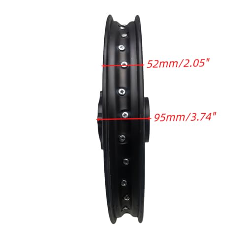 Beeking 1,40×14"（60/100-14)(15mm Bearing) Front Wheel Rim Hub for Motocross Off Road Dirt Pit Bike Fits 50cc-125cc dirt bike TTR SSR CRF Apollo.
