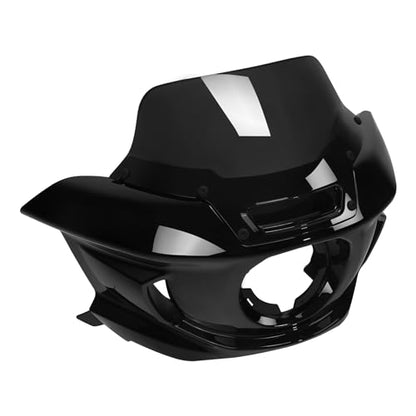 TCMT Motorcycle Fairing with Black 7" Windshield Fit For Harley Low Rider ST FXLRST 2022-2025 Low Rider El Diablo FXRST 2022 - color: Black Windshield