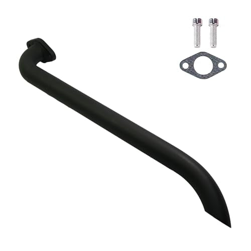 JMCHstore Mini Bike Header Pipe for Coleman B100 Mega moto MM80 Black - color: Black