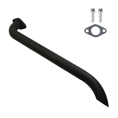 JMCHstore Mini Bike Header Pipe for Coleman B100 Mega moto MM80 Black - color: Black