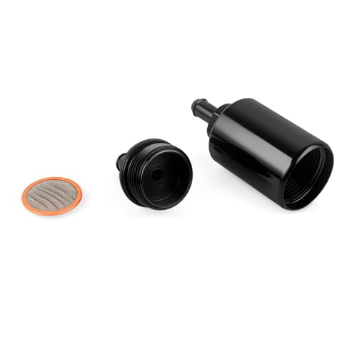 5/16" Fuel Filters 178 Micron Removable Black Anodized Aluminum - size: 5/16"