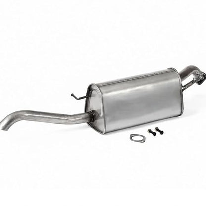 54861 Stainless Steel Rear Exhaust Muffler for 2009-2011 Chevy Aveo 1.6L - size: 2009-2011 Chevy Aveo 1.6L
