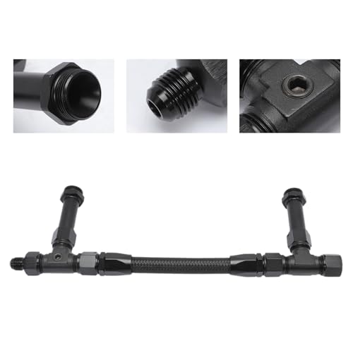 8AN Dual Feed Fuel Line Kit for Holley 4150 Carb 7/8" Inlet