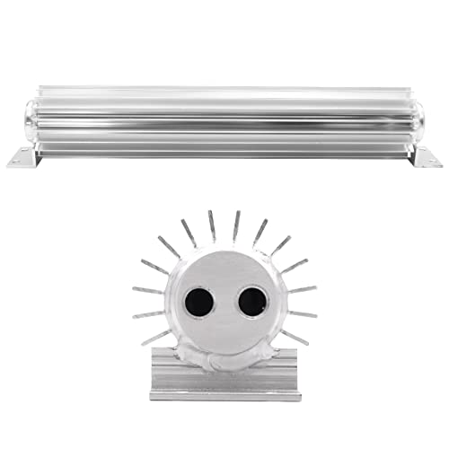 Universal 15" Dual Pass Aluminum Finned Transmission Oil Cooler - size: 15" Oil Cooler