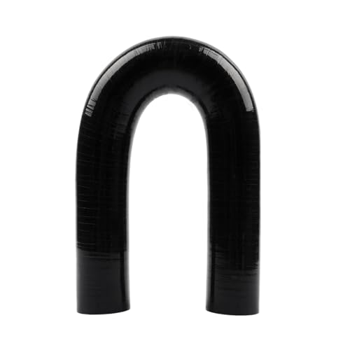 180 Degree Coupler U Bend Shape Elbow Silicone Hose Pipe ID 3/4"(19mm) Thicknesses 4-ply(5.4mm) Reinforced for engine turbo Air intake boots coupling intercooler throttle body Industrial tube - size: ID19