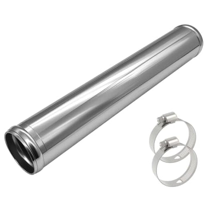 YSIL 2.5" OD Intercooler Pipe Air Intake Tube 12"(300mm) Straight Aluminum - size: OD: 2.5"(63mm), style: Straight