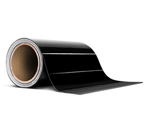 VViViD Black Gloss Air-Release Adhesive Vinyl Tape Roll (4 Inch x 20ft) - size: 4" x 20ft