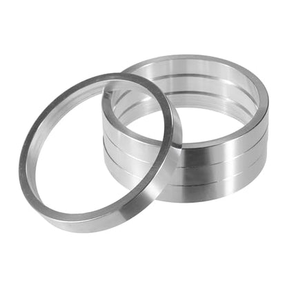 X AUTOHAUX 4pcs OD 75mm to ID 66.6mm Aluminum Alloy Hub Centric Rings - size: 75mm ID to 66.6mm OD