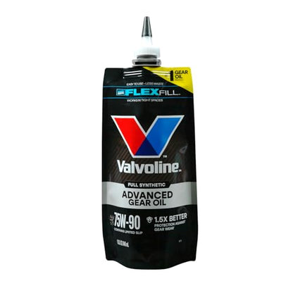 Valvoline Flexfill SAE 75W-90 Full Synthetic Gear Oil 1 QT, Case of 4 - size: 75W-90, style: Advanced