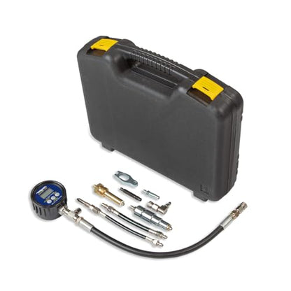 Mityvac MV5535 Digital Diesel Compression Test Kit Memorizes The Peak Compression Value for Each Cylinder up to 12 Cylinders, Powered by 9-Volt Battery, Black