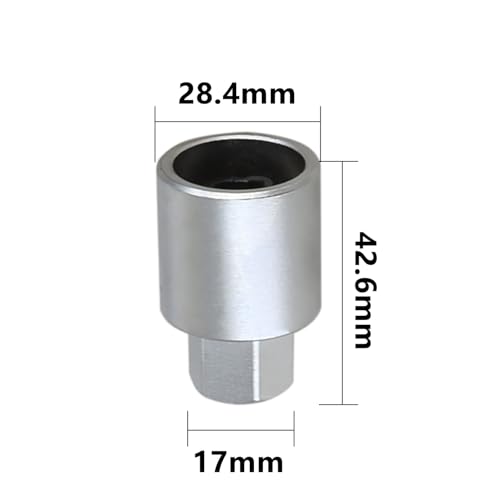 DPTOOL 10pc Wheel Lock Nut Key Kit Wheel Locking Nut Removal Tool Compatible with Tesla Model 3 Wheel Anti Theft Lug Nut Remover Socket Adapter Set T76 T77 T78 T79 T80 T81 T82 T83 T84 T85