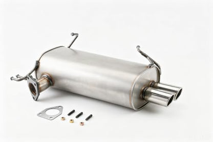 21824 Center Exhaust Muffler for 2007-2013 Mitsubishi Outlander 3.0L E35H - size: Mitsubishi Outlander 2007-2013