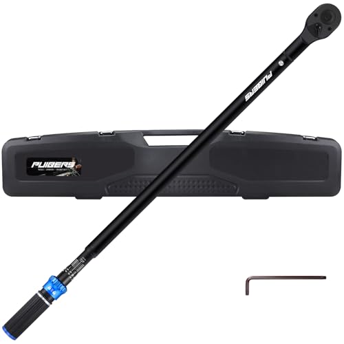 High Torque Wrench 3/4 Inch 100-700 ft, 3/4 Torque Wrench for Car, Truck, Tractor, Accuracy ± 3% Two Directions Adjustable 48 Teeth Precision Instruments Wrenches - size: 3/4" 100-700 FT.LB