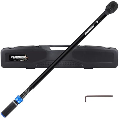 High Torque Wrench 3/4 Inch 100-700 ft, 3/4 Torque Wrench for Car, Truck, Tractor, Accuracy ± 3% Two Directions Adjustable 48 Teeth Precision Instruments Wrenches - size: 3/4" 100-700 FT.LB