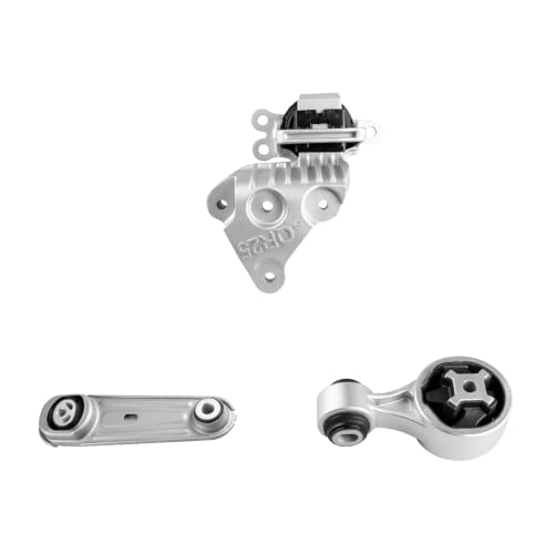 3PC Engine Motor Mount Set for 2014-2020 Nissan Rogue X-Trail 2.5L L4 - size: 2014-2020 Rogue/2017-2019 Renault 2.5L L4
