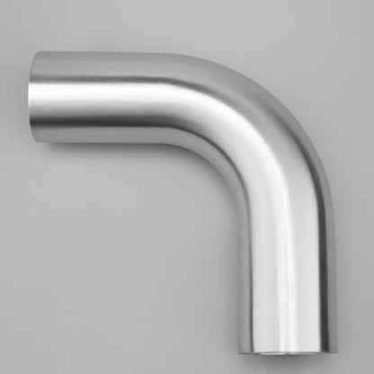 AC PERFORMANCE 3" 90° Degree Aluminum Elbow Intercooler Air Intake Tube - color: Silver 90, size: 3" (76mm)