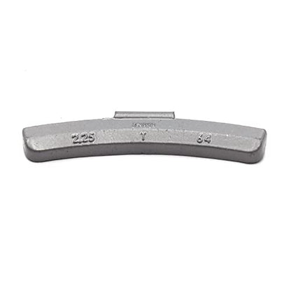 T Series Hammer on ZINC Wheel Weights Coated (2.25oz) Box of 25pcs - size: 2.25oz