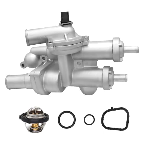 Engine Coolant Thermostat Housing Assembly Fit for Chrysler 200 2011-2014 for Sebring 2008-2010 for Dodge Avenger 2008-2014 for Journey 2009-2017 for Patriot 2013-2017 Replace 68003582AB 902-319