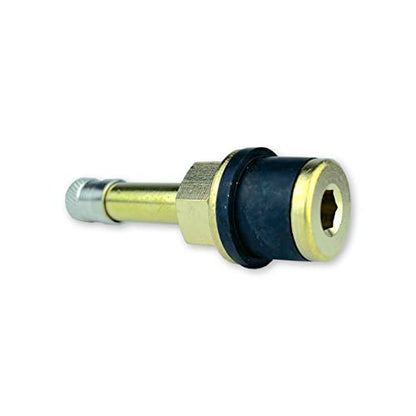 Haltec QS-500 Quikstem 2 inch Straight Push Through Brass Valve Stem for OTR and Farm Tire .625 inch Valve Stem Holes. For Quick Stem Emergency Valve Stem Replacement.