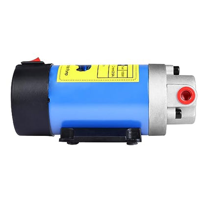 Oil Extractor Pump 12V 100W, Engine Oil Transfer Change Pump, Portable Electric Self-Priming Gear Pump Oil Change Pump with Tubes for Car Motorcycle RV ATV and Boat