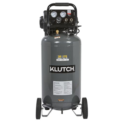 Klutch 20-Gallon Air Compressor, 2 HP, 120V, 175 PSI, 4.2 SCFM at 90 PSI - size: 20 Gallon