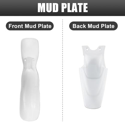 ABS Plastics Kit for Kawasaki KLX110 2002-2013, KX65 2000-2013 - color: White
