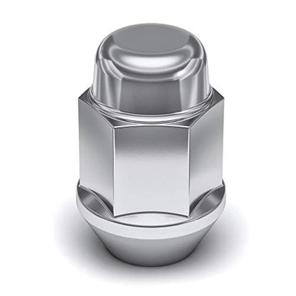 White Knight 1706S-20AM M12x1.25 Lug Nuts, Bulge Acorn Chrome Lug Nuts 12x1.25, Pack of 20, Steel - size: 20 Pack