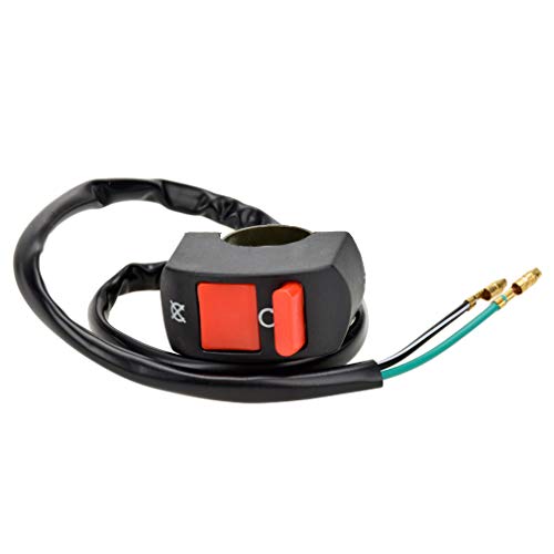 HIAORS 7/8" Handlebar On Off Kill Switch Compatible with Predator 212cc 196cc Coleman Mini Bike CT200U CT200U-EX BT200X Baja Warrior MB200 DB30 Motovox SSR Apollo CRF50 Pit Dirt Bike Motorcycle Parts