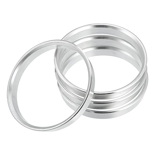 X AUTOHAUX 4pcs OD 71.6mm to ID 67.1mm Aluminium Alloy Hub Centric Rings - size: 67.1mm