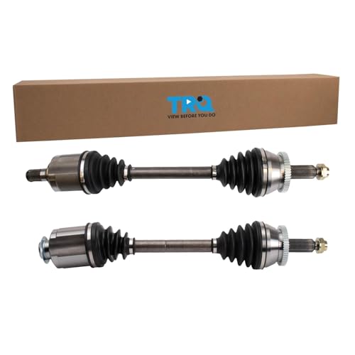 TRQ Front Driver and Passenger Side CV Axle Assembly Set 2 Piece - style: CSA32609