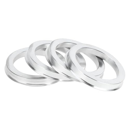 Hub Centric Rings, 56.1mm ID to 72.6mm OD Vehicle Wheel Hubrings Aluminum Alloy, 4 Pcs - size: 56.1mm to 72.6mm