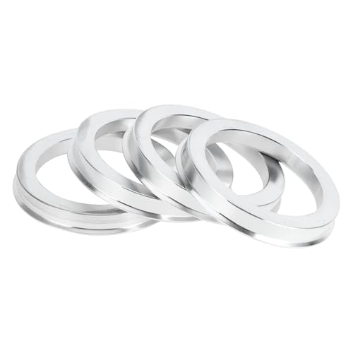 Hub Centric Rings, 56.1mm ID to 72.6mm OD Vehicle Wheel Hubrings Aluminum Alloy, 4 Pcs - size: 56.1mm to 72.6mm