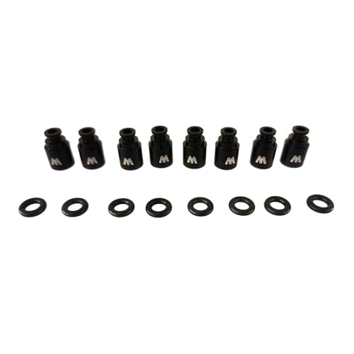 8PCS Injector Top Hats Spacers For GM Truck TBSS NBSS Manifold 6.2L 6.0L 5.3L