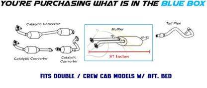 Exhaust Muffler Assembly for Toyota Tundra 2010-2016 4.6L