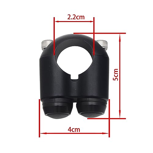 2 Buttons CNC Hand Control Momentary Switch Micro Switch, - size: 7/8 Inch Black