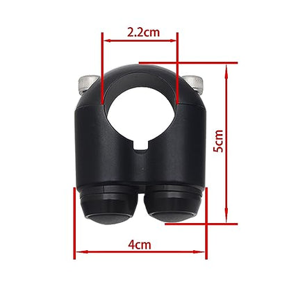 2 Buttons CNC Hand Control Momentary Switch Micro Switch, - size: 7/8 Inch Black