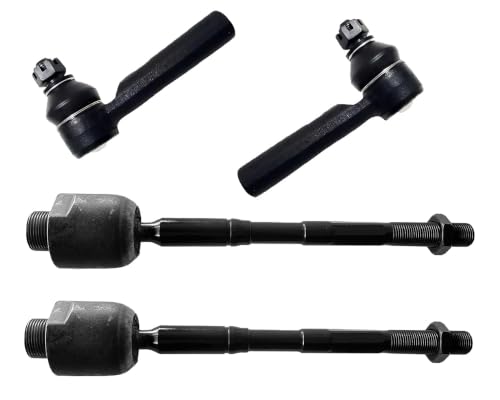 Front Outer and Inner Tie Rod End FITS for Toyota 4Runner 2010-2022 - size: 4p for Toyota fj cruiser 10-14