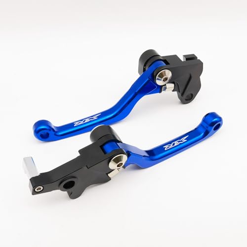 Dirt Bike Brake Clutch Levers Adjustable Replacement for Honda XR150L 2023-2024 Red Black (Blue_Glossy) - color: BLUE_Glossy