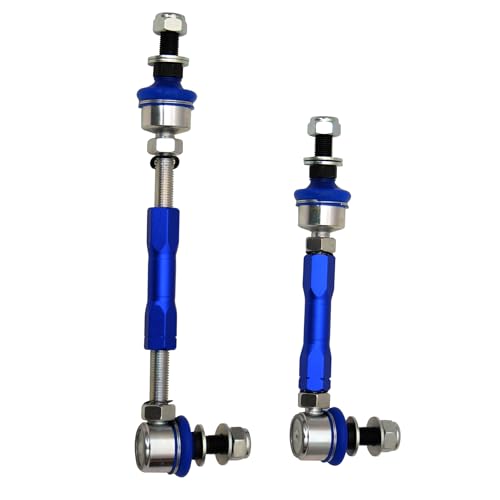 Rear Adjustable Stabilizer Sway Bar Link Kit Fit for FJ CRUISER GSJ1 / LAND CRUISER PRADO 120 150 / Lexus GX470 2003-2009,12mm Ball Joint Adjustable Suspension Kit