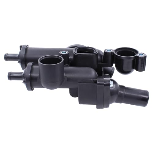 Engine Coolant Thermostat Housing Assembly w/Sensor and Water Outlet Hose