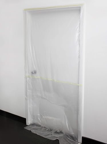 VViViD Chemical Grade Heavy-Duty Self-Adhesive Tape and Drape Masking Film Plastic Drop Cloth (Multi Size 6 Roll Pack (22", 43", 60" x 108ft)) - size: Varied 6 Pack (22", 43", 60" x 108ft)