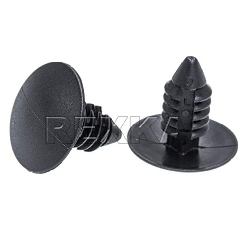 Rexka 50pcs Splash Shield Fender Liner Trunk Lid Trim Retainer Clip 20732399 Compatible with GM Buick Cadillac Chevrolet GMC Oldsmobile Pontiac Traverse Acadia Savana Express Enclave Lesabre Camaro