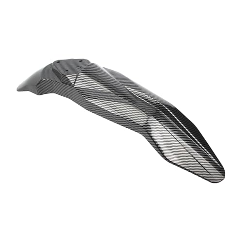 Motorcycle Fender Assembly Set Mudguard Number Plate Compatible with Talaria Sting MX3 MX4 Electric Dirt Bike Imitation Carbon Fiber - color: Front Tail Fender, size: Carbon Fiber