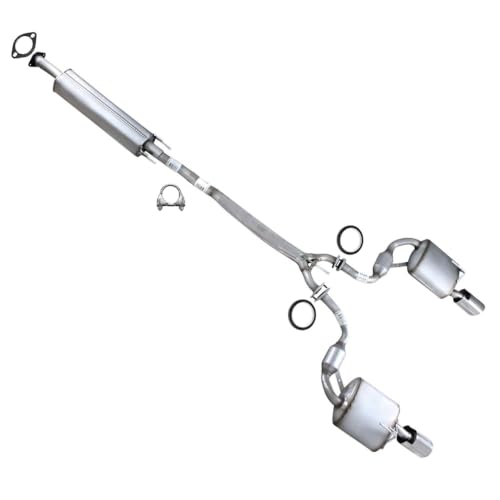 Exhaust Resonator and Muffler for Nissan Maxima 2009-2014 2016-2019 3.5L