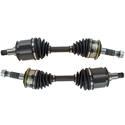 TRQ Front 2 Piece CV Axle Shaft Assembly Set - style: CSA82466
