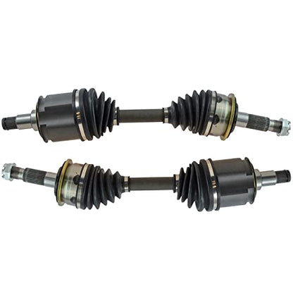 TRQ Front 2 Piece CV Axle Shaft Assembly Set - style: CSA82466
