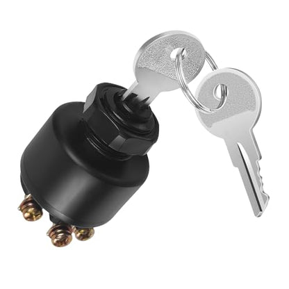 50-11651 Boat Ignition Starter Switch for Johnson Evinrude Push to Choke inboard Outboard Ignition Starter Switch 6 Terminal 3 Position Off-ON-Start Boat Switch